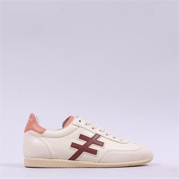 Another Trend Atenas Low Retro Trainer - Beige Tan